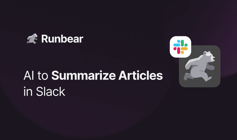 AI Article Summarizer for Slack