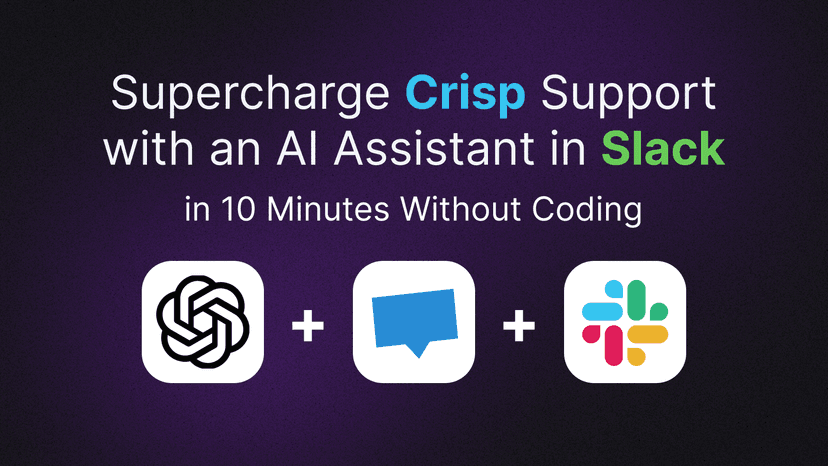Supercharge Crisp Support with an AI Assistant in Slack